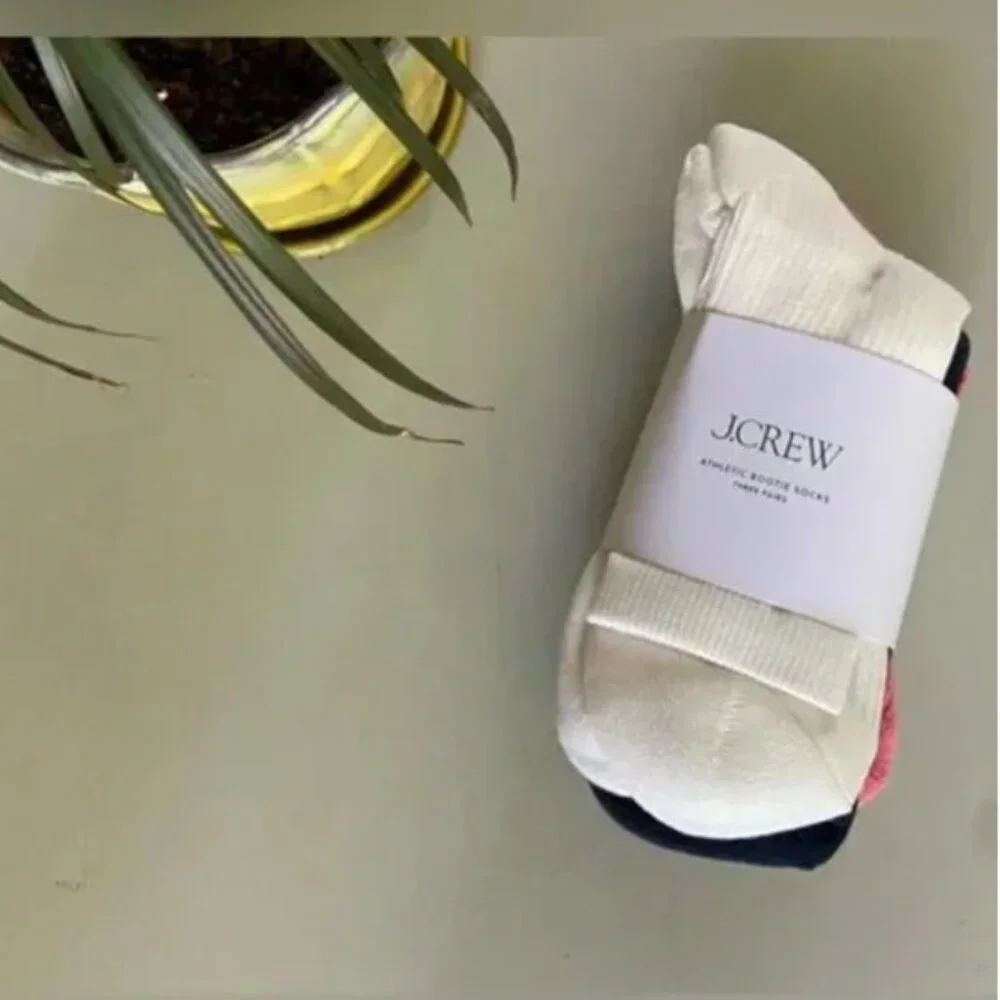NWT JCREW Bootie socks three-pack